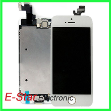 Mobile phone spare parts manufacture lcd touch screen assembly for iphone 5s white only