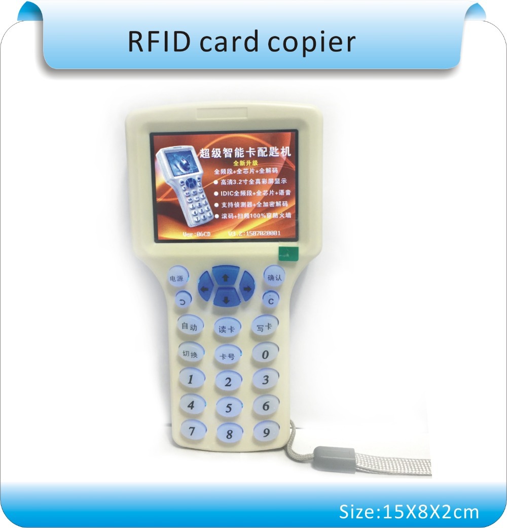 Super 9 frequency copy encrypted NFC Smart Card Read Writer RFID Copier ID IC Read Writer