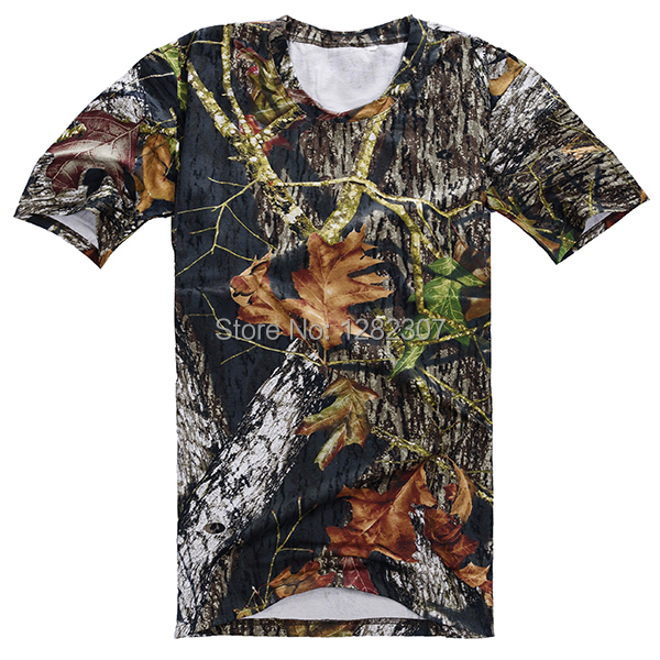 TACTICAL PAINTBALL HUNTING BIONIC DARK REAL TREE CAMOUFLAGE T SHIRT IN SIZE 54 35815