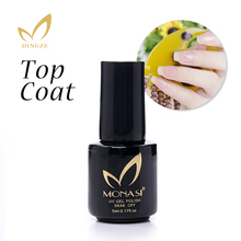 Easy Soak Off Gel Nail UV LED Lamp Gel Polish Clear No Wipe Top Coat Base Coat Vernis Semi Permanent Gel Varnishes Gelpolish