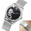 HVENSHI Women Skeleton Automatic Mechanical Watch Swiss Design Women Fashion Casual Steel Watches Klockor relogio feminino