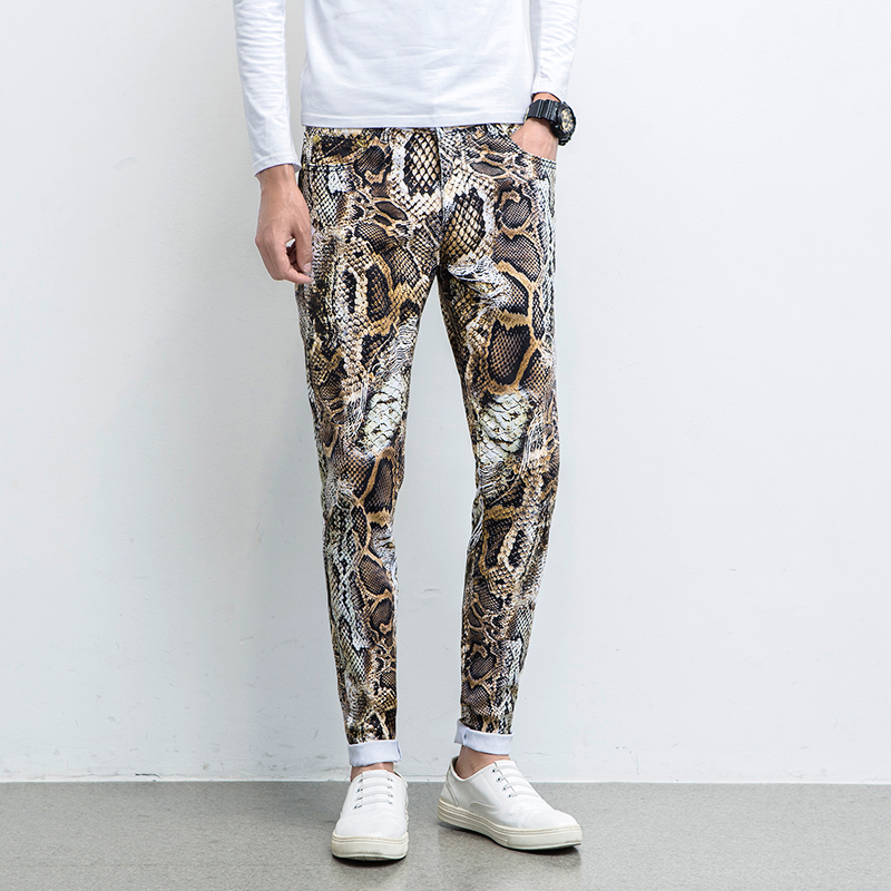 snakeskin jeans mens