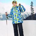 For 30 Degree Children Outerwear Warm Coat Sporty Ski Suit Kids Clothes Sets Waterproof Windproof Boys
