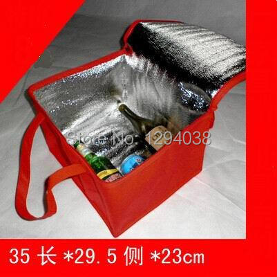 Image of Large Thicken Folding Fresh Keeping Cooler Bag Lunch Bag For Food Fruit Seafood Steak Insulation Thermal Bag Insulation Ice Pack
