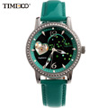 Time100 Ladies Fashion 12 Constellation Sagittarius Automatic Self Winding Mechanical Leather Band Watches For Women W80050L