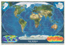 vintage posters “Satellite map” prints on canvas wall art craft oil painting wall pictures for living room home decor SP-HD-127
