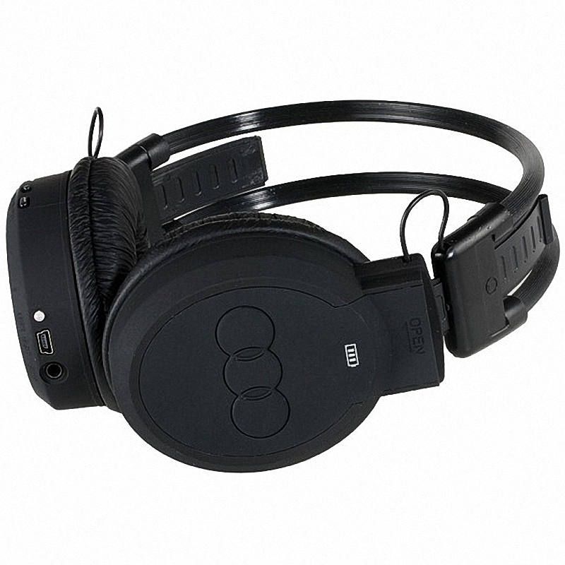 Купить на ухо складной дизайн mp3 плеер наушники + fm радио + tf карт ...