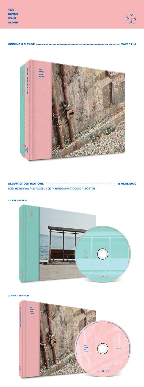 Bts You Never Walk Alone Left Version Release Date 17 Bts Bts Bts 2 Aliexpress