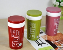 275ML Double Solid Color High Quality Seal Mug Cup Office Coffee Cup Sweet Colors Tumbler Creative