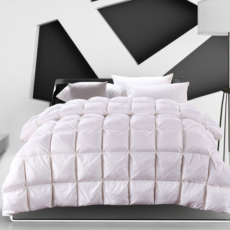 2019 Winter Warm White Down Comforter Duvet Quilted Thickening