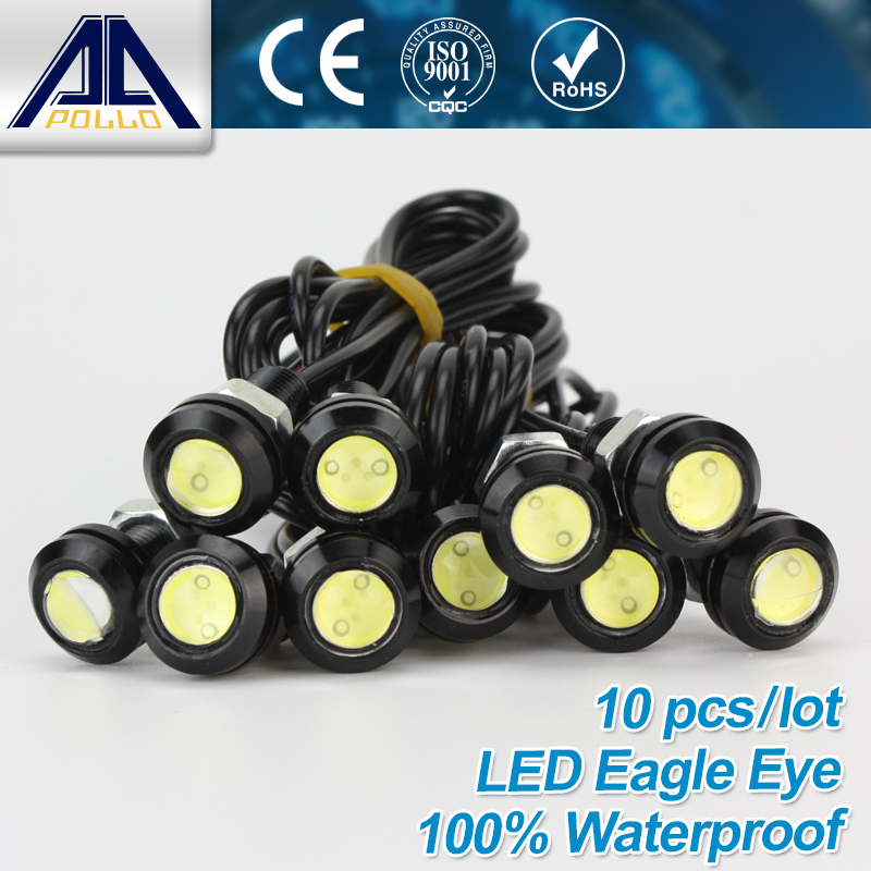 Free Shipping 10pcs High brightness DRL Eagle Eye Daytime Running Light LED Car work Lights Source W