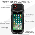Lovemei Cover for iphone7 7 Plus Case 360 Shockproof Metal Case for iphone 7 Life Waterproof