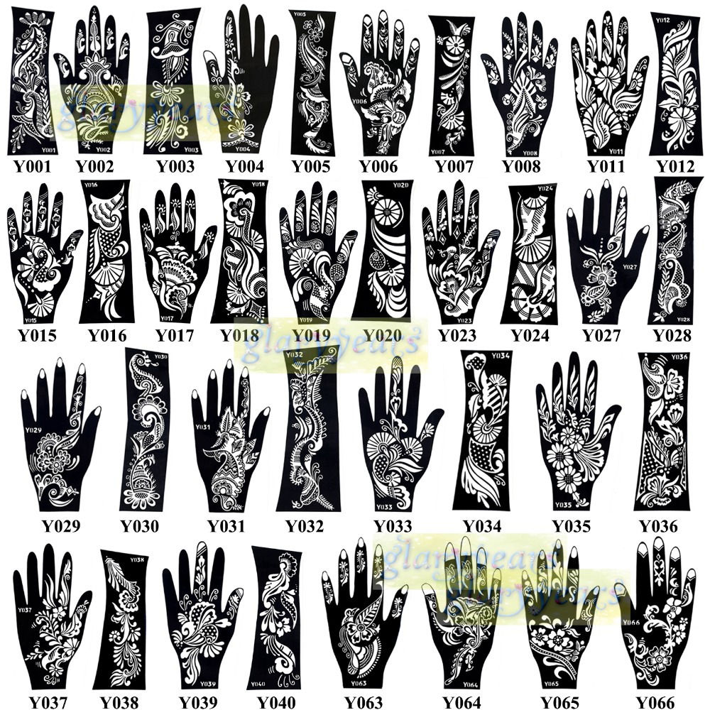 aliexpress com buy 1pc large mehndi henna glitter aliexpress com buy 1pc large mehndi henna glitter
