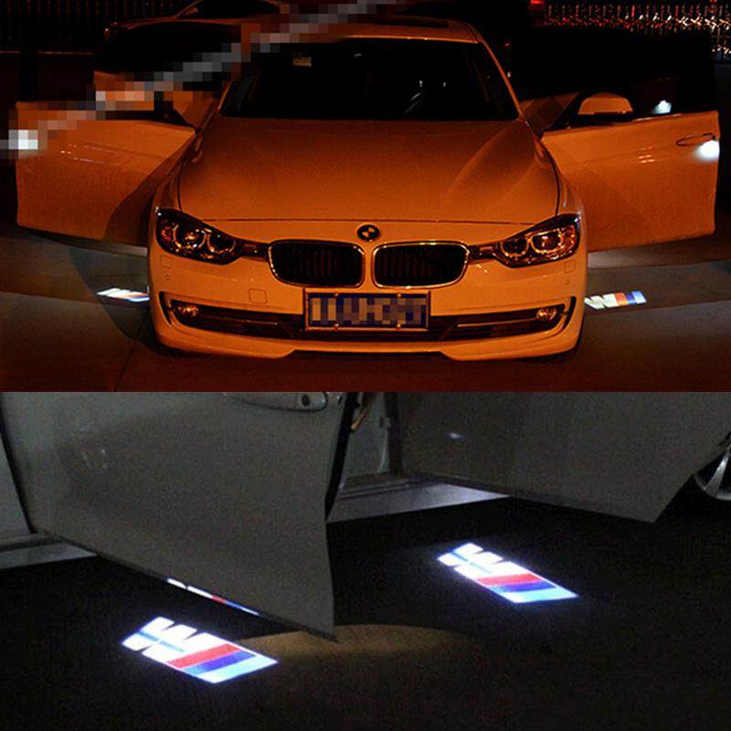 LED Door Warning Light With For BMW Logo Projector For BMW M E60 E90 F10 E63 E64 E65 E86 E89 E85 E91