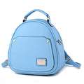 Sweet Style 2016 Fashion New Small Round Rucksack Front Patch Pocket Trendy Shoulder Bag Designer High