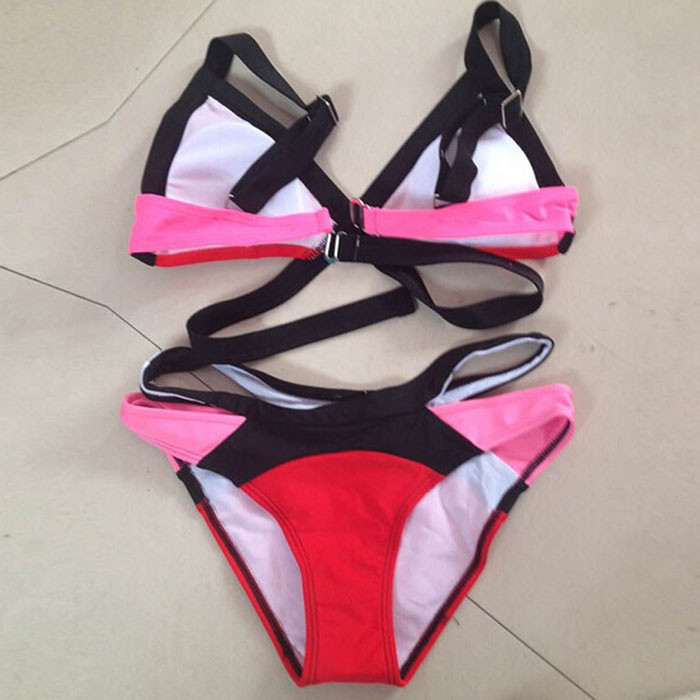 New 2015 Bikinis Women Sexy Women\'s Bikini Set Push-up Padded Bra Swimsuit Bathing Suit Swimwear (24)