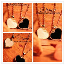 Top Quality Cheap jewelry wholesale 2016 fashion women long section of the glaze drip type lady love retro pendant necklace