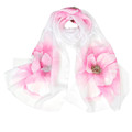 Modern New Arrival Big Flower Printing Fashion Wraps Women Colorful Long Scarves Warm Shawl Autumn Winter