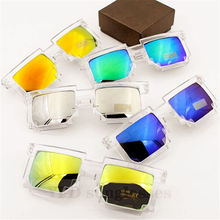 Vintage Pixelated Mosaic Sunglasses Women Men sunglasses Female Retro transparent frame Sun Glasses Women’s Glasses Masculine
