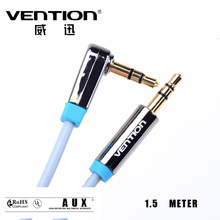 VENTION Jack 3.5mm Aux Cable male to male “L” Stereo Audio Cable 1.5 m 5ft for car mp3 CD player smart phone iPod Tablet TV