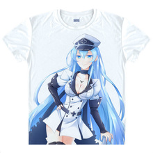 Akame ga Kill T-shirts kawaii Japanese Anime t shirt Manga Shirt Cute Cartoon Comic Esdeath Cosplay shirts 40779575059 tee 218