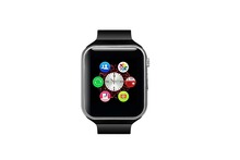 Smart Watch Clock With Sim Card Slot Push Message Bluetooth Connectivity for apple Android Phone heart rate measurement