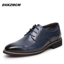 2016 Fashion British Style High Quality Genuine Leather Men Oxfords, Lace-Up Business Men Shoes Wedding Shoes, Men Dress Shoes
