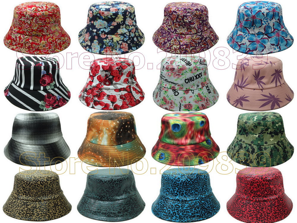 Wholesale Galaxy Bucket Hat Brand New Camo Cheap Floral Fishing Summer Mens Womens Hats For Sale ...