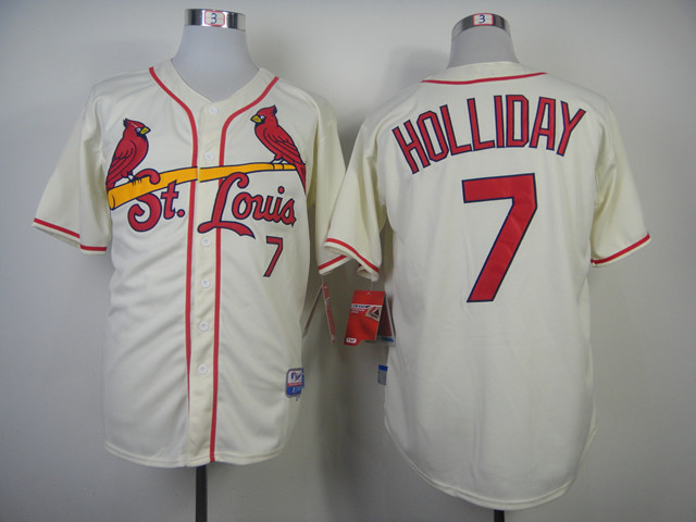 CoolBase #7 st.louis cardinals Matt Holliday jersey,cheap sport baseball throwback men&#39;s ...