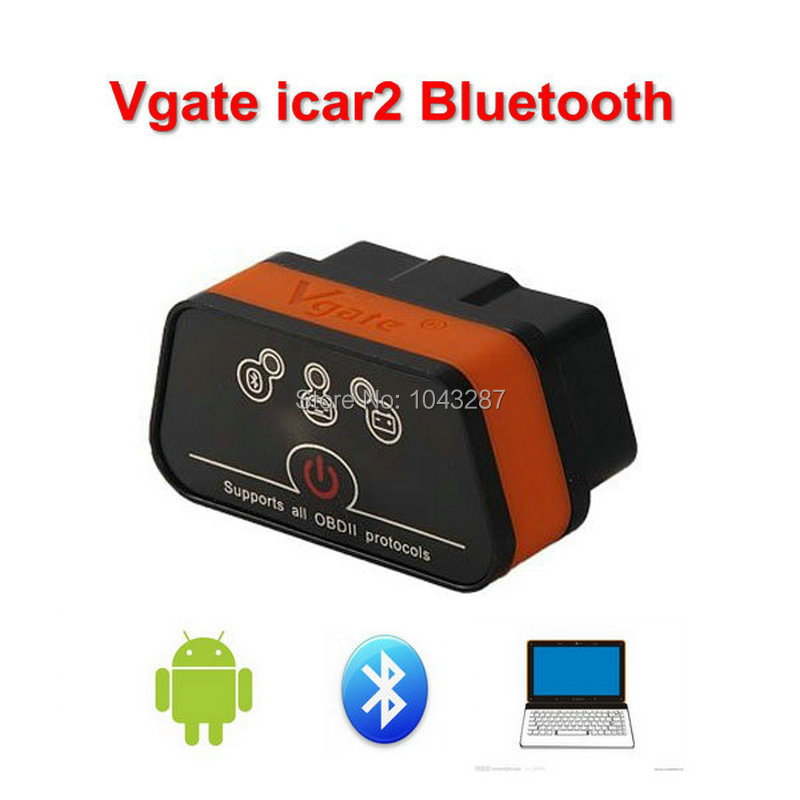 Image of 2016 Top Rated Vgate iCar2 Bluetooth OBDII Elm327 ELM 327 OBD2 Code Reader iCar2 For Android/PC (Six Color)