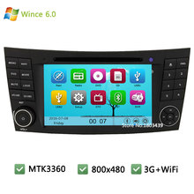 MTK MT3360 Wince 6.0 Car DVD Player Radio Audio Stereo Screen GPS Support 3G WIFI For Benz E Class W211 CLK W209 CLS W219 G W463
