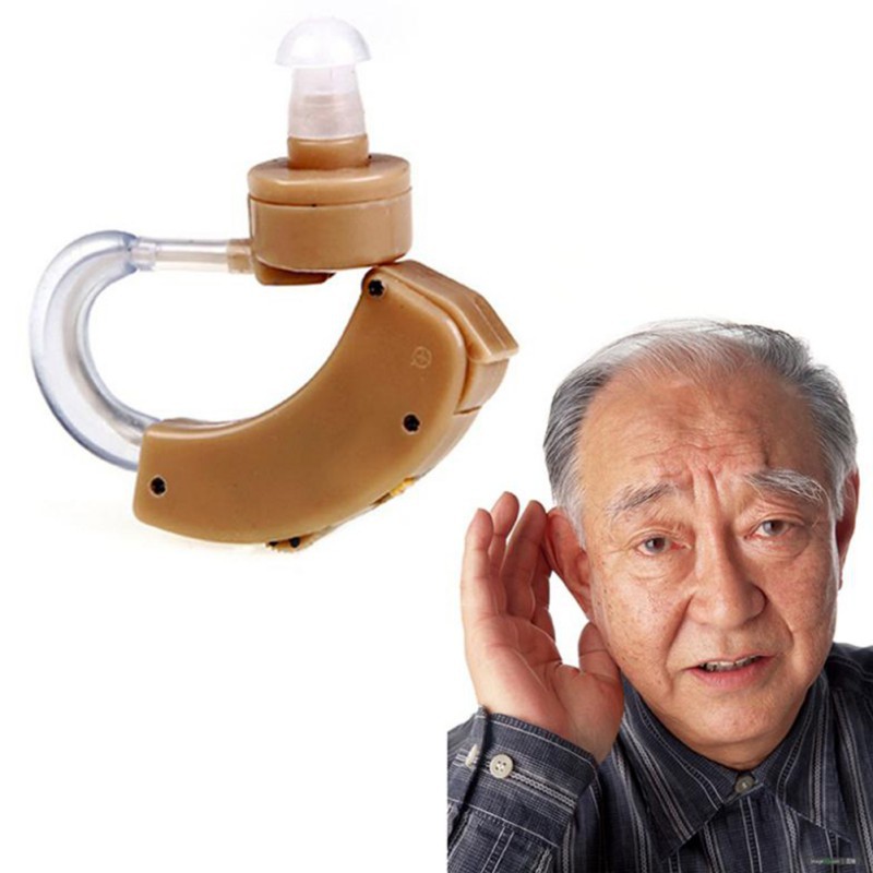 Hot 1 Pc Best Digital Tone Hearing Aids Aid Behind The Ear Sound Amplifier Adjustable Free