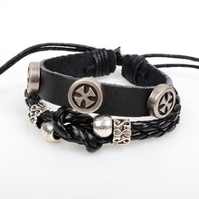 Steampunk Cross Leather Bracelets Braclets Braslets Man Women Pulseras Hombre Pulseira De Couro Best Friends