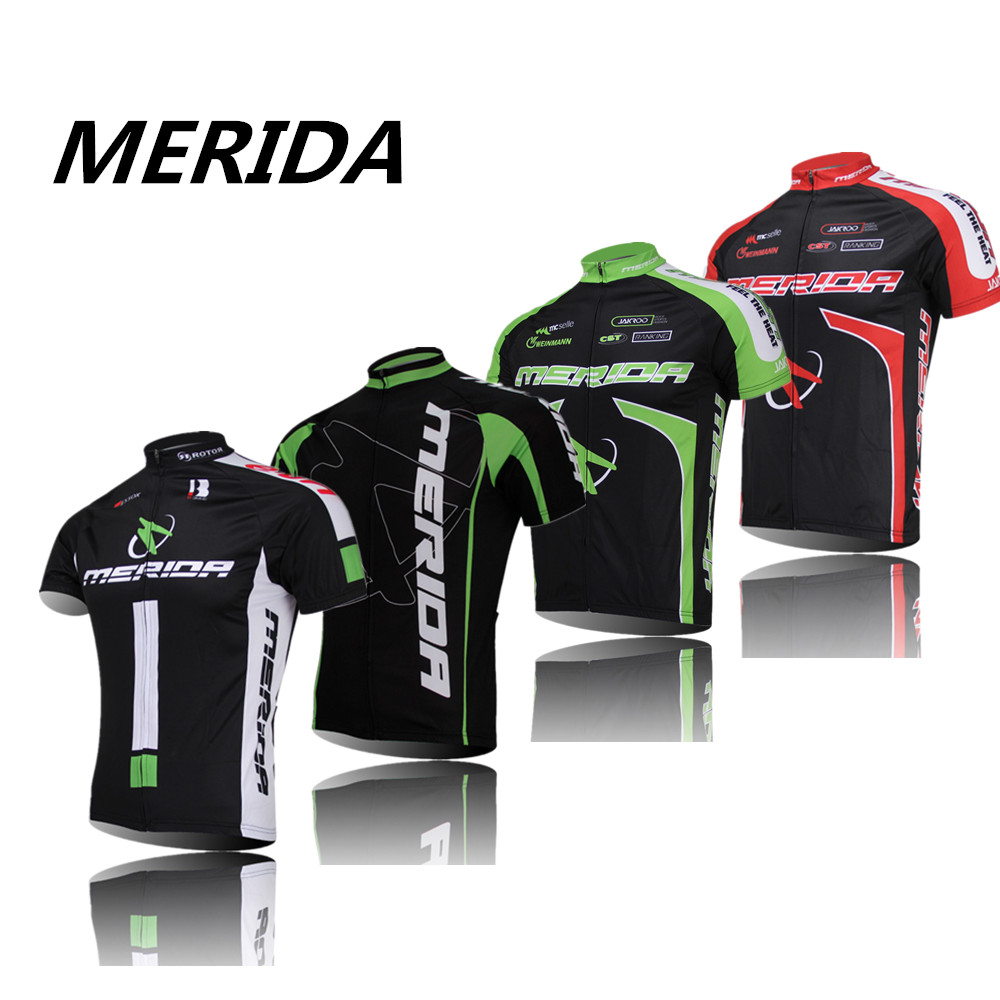 Image of 2016 Green Red Merida Cycling clothing /bike sport bicycle road Cycling jersey short sleeve/ Cycling wear/Breathable/quick dry