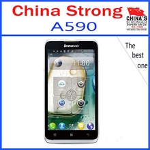 Hot ! Original Lenovo A590 phone GSM 5inch 800×480 1024MHz Dual Core Android 4.1 512MB 4GB support Bluetooth WIFI smart phones