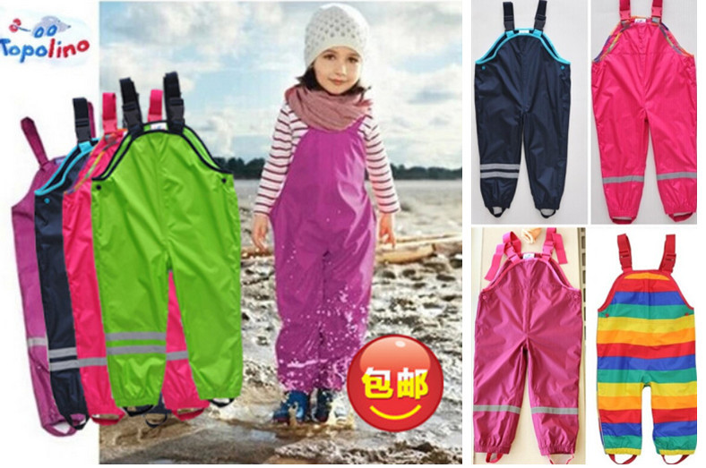 Casual pants overalls waterproof trousers brand pants children s pants boys and girls pants children s