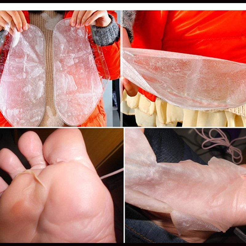 Image of 8pcs=4bag/lot Super Exfoliating Foot Mask Socks For Pedicure Sosu Socks Peeling For Foot Care Beauty Baby Foot Mask