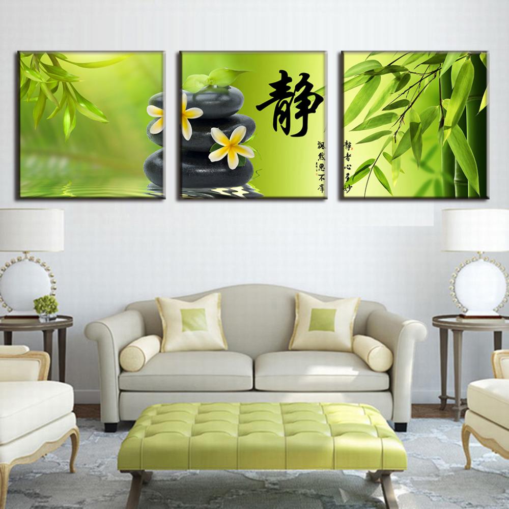 3 pcs set traditional chinese still life paintings on canvas pebble calligraphy calm home decor 3 pcs set traditional chinese still life paintings on canvas pebble calligraphy calm home decor
