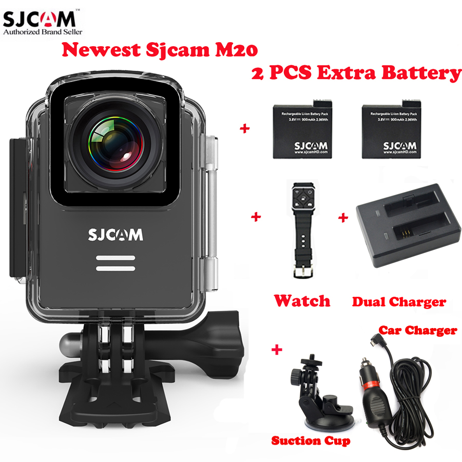  SJCAM M20 Wifi 30      Sj Cam DV + 2  +    Remote Watch +    + 