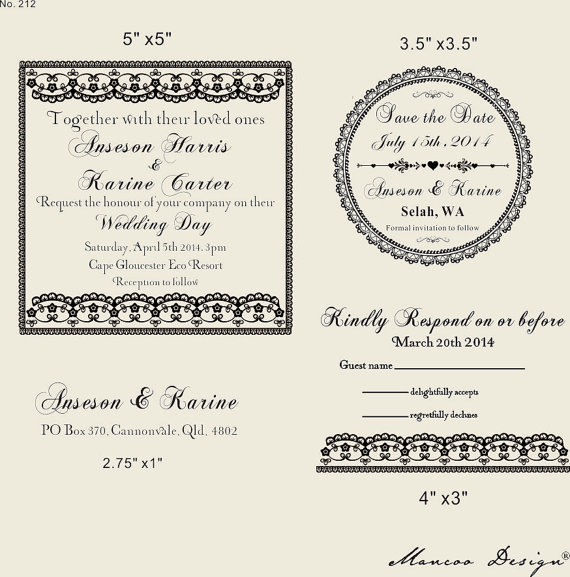 Chinese wedding invitation card addressing