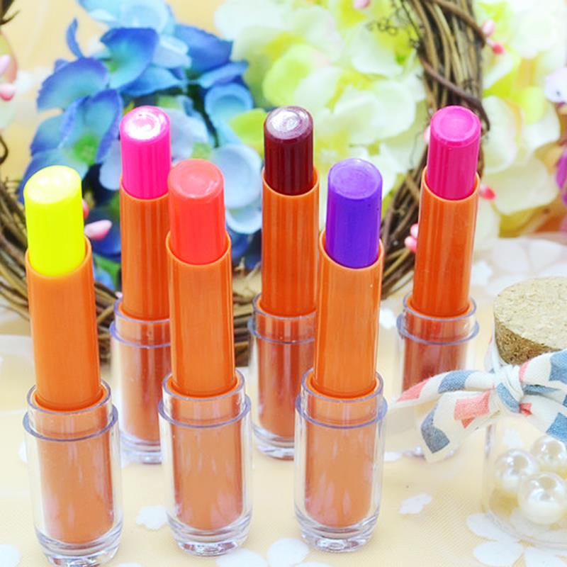 Image of 6 Colors Available Glow In The Dark Lipsticks Makeup Shiny Party Fluorescent Luminous Lip Stick Lip Gloss VDF33 P