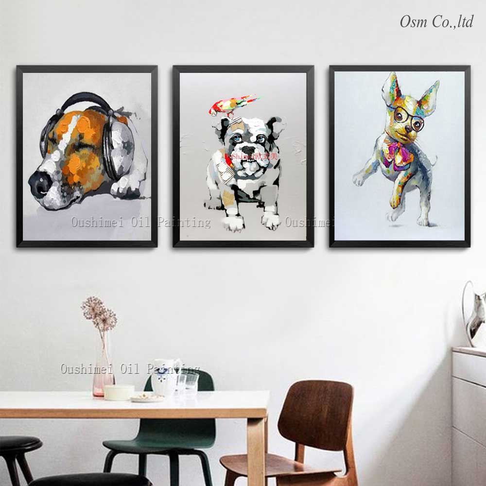 Abstract Dog Paintings for Promotional Abstract Dog