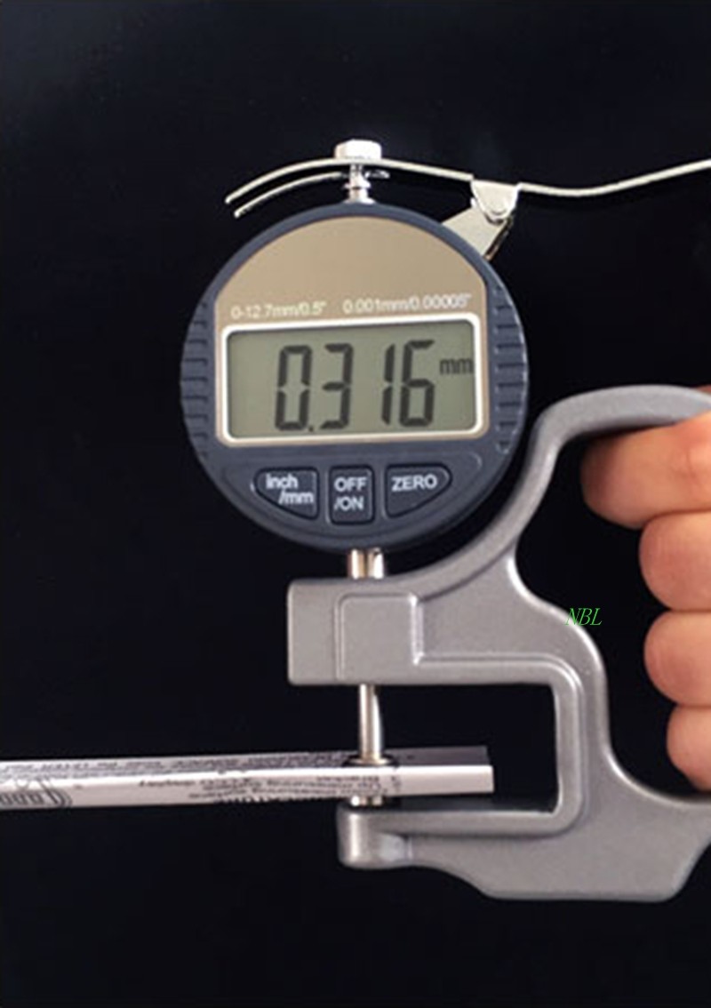 0.001mm Digital Thickness Gauge Meter 10mm Portable LCD Electronic