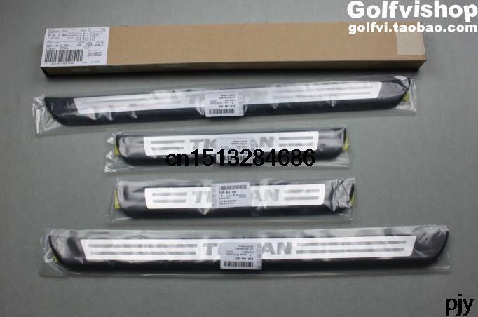 High quality Tiguan Stainless Steel Scuff Plate door sill make in Germany for 2010 2015