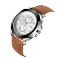 2017 Brand Fashion sports casual leather strap watch quartz wristwatches high quality men watches 4 color