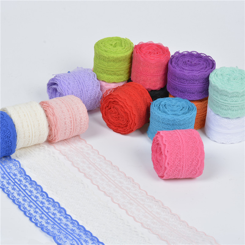 Description Picture 6 of item10Meters/Lot Width 45mm Lace Ribbons DIY Apparel Sewing & Fabric Lace Trimming Colorful Lace Tape