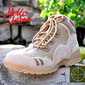 Tactical Boots Military Desert Combat Boots Rubber Lace Outdoor Shoes Waterproof Breathable Wearable Boots Hiking EUR