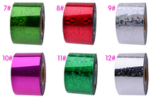 Nail Foils 4cmX120m 2 Rolls lot Nail Transfer Foil Stickers UV Gel Polish Nail Art Decorations