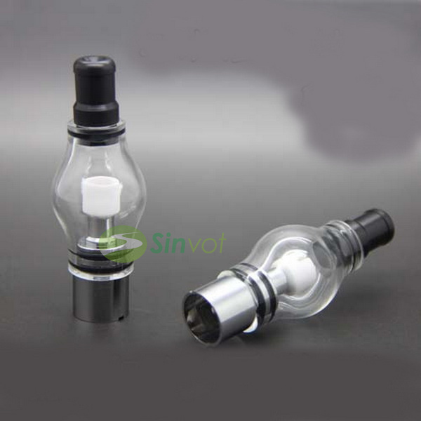 Top quality Glass Tank Atomizer Globe Wax dry Herb Vaporizer Pen Vapor Vigarettes VAPOR GLOBE ATOMIZER for Dry Herb Wax