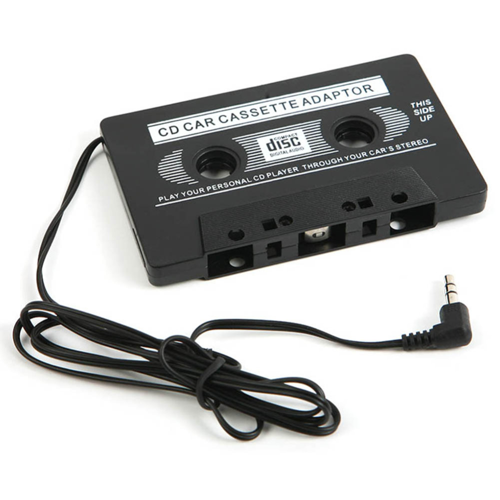 2015 NEW AUDIO CAR CASSETTE TAPE ADAPTER CONVERTER 3 5 MM FOR phone MP3 AUX CD